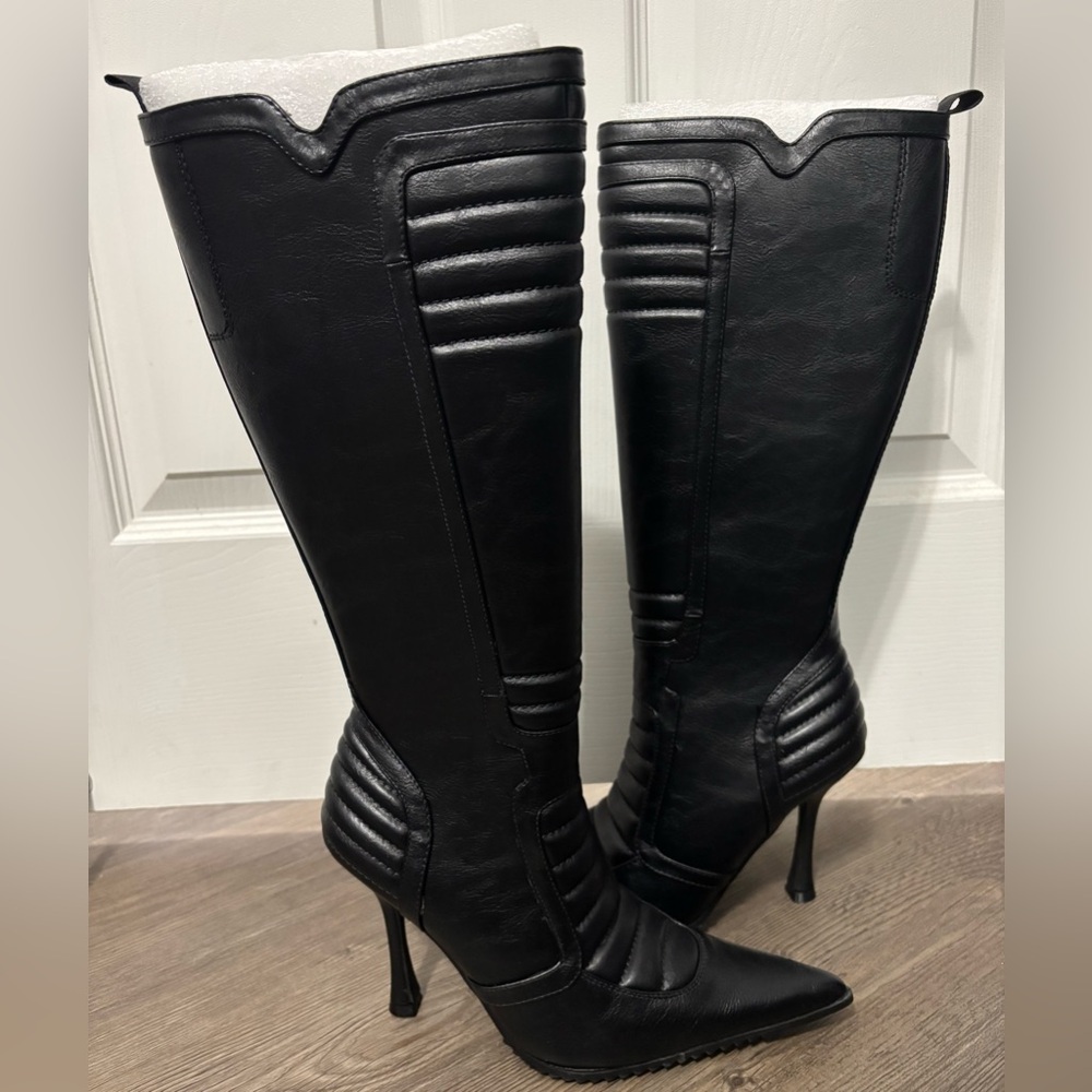 NWOB Dolls Kill / Generation Kiss Motocrossed Knee High Boots